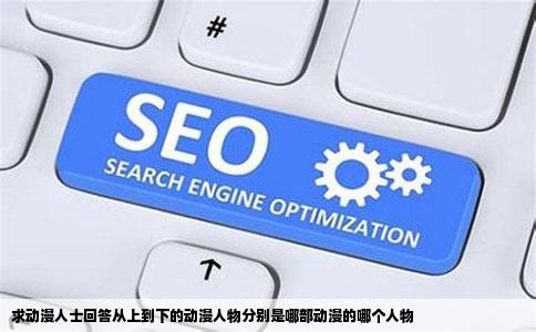 求动漫人士回答从上到下的动漫人物分别是哪部动漫的哪个人物