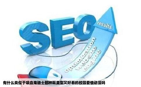 有什么类似于吸血鬼骑士那种既美型又好看的校园爱情动漫吗