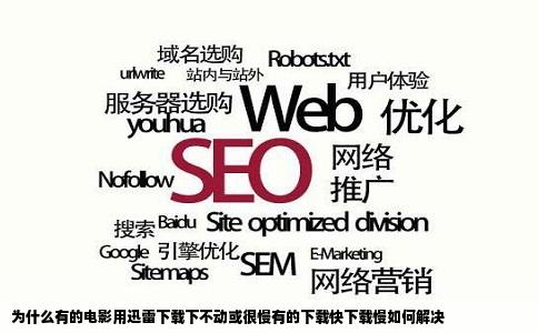 为什么有的电影用迅雷下载下不动或很慢有的下载快下载慢如何解决