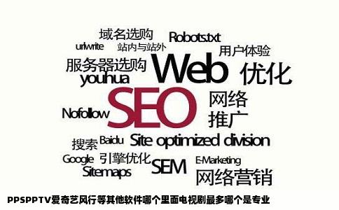 PPSPPTV爱奇艺风行等其他软件哪个里面电视剧最多哪个是专业