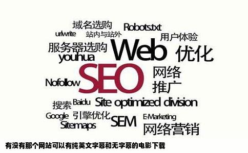 有没有那个网站可以有纯英文字幕和无字幕的电影下载