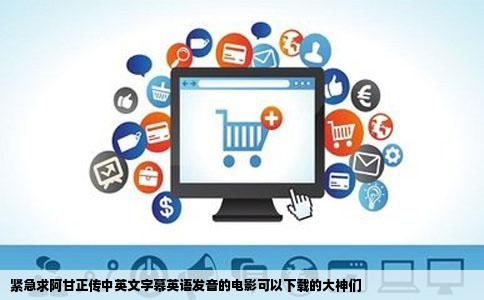 紧急求阿甘正传中英文字幕英语发音的电影可以下载的大神们