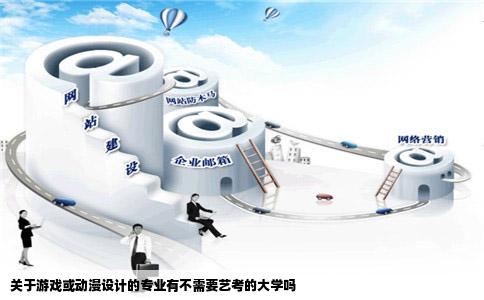 关于游戏或动漫设计的专业有不需要艺考的大学吗