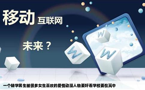一个转学男生被很多女生喜欢的爱情动漫人物要好看学校要在高中