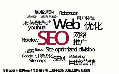 为什么我下载的mp4电影在手机上放不出啊说是无效视频档俺