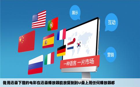 我用迅雷下载的电影在迅雷播放器能放复制到U盘上用任何播放器都