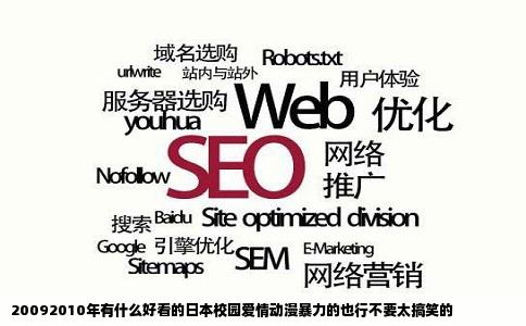 20092010年有什么好看的日本校园爱情动漫暴力的也行不要太搞笑的