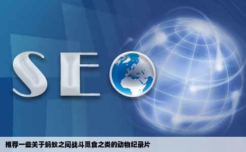 推荐一些关于蚂蚁之间战斗觅食之类的动物纪录片