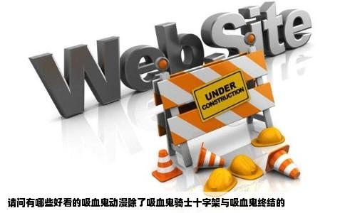 请问有哪些好看的吸血鬼动漫除了吸血鬼骑士十字架与吸血鬼终结的