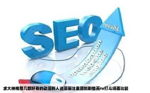 求大神推荐几部好看的动漫别人说漫画注重原创剧情而tv打斗场面比较