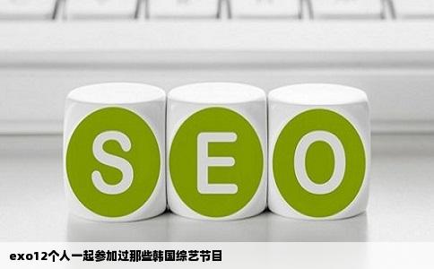 exo12个人一起参加过那些韩国综艺节目