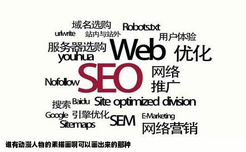 谁有动漫人物的素描画啊可以画出来的那种