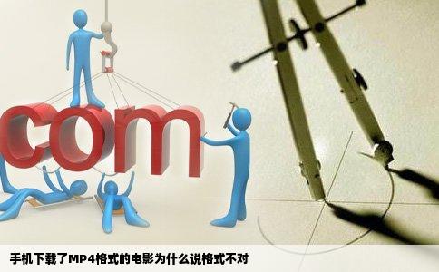 手机下载了MP4格式的电影为什么说格式不对